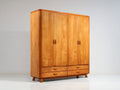 Armoire - Bois - 200 x 65 x 200 cm - Noyer clair - Style classique naturel