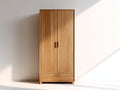 Armoire - Bois - 95 x 55 x 185 cm - Chêne naturel - Style moderne minimaliste