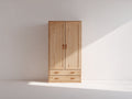 Armoire - Bois - 110 x 52 x 185 cm - Pin clair - Style moderne naturel